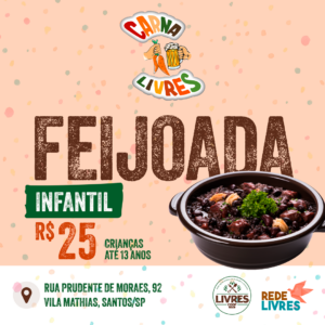 Feijoada Infantil CarnaLivres